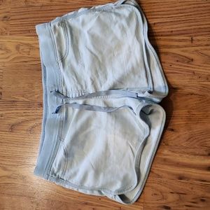 Denim shorts